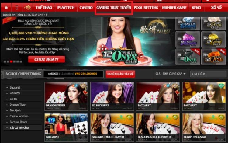 casino trực tuyến 12bet