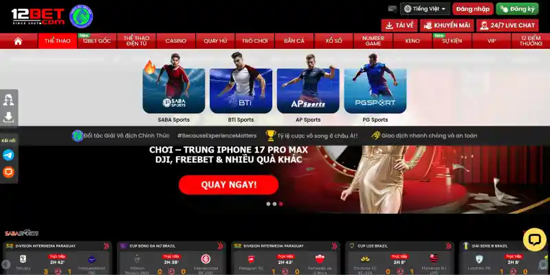 thể thao 12BET