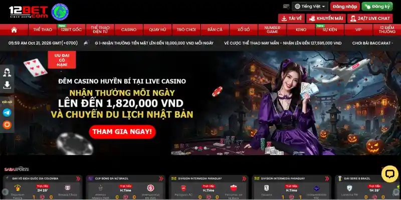 trang chủ 12BET